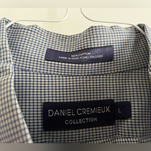 Daniel Cremieux Men’s Large Button Long Sleeve Shirt - Picture 5 of 8
